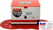 PowerTOP Абразивный круг Red Fire на пленочной основе d.150, 7 отверстий, липучка, P80