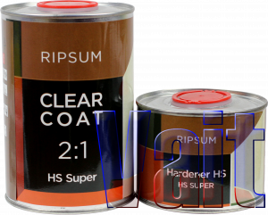 Купити Ripsum Clear, Лак акриловий HS + затверджувач, комплект 1,0л + 0,5л - Vait.ua