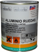 Однокомпонентная эмаль Roberlo Aluminio ruedas (RAL-9006) для колесных дисков серебристая, 1л