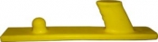 Рубанок гнучкий м'який AirPro, кріплення Velcro, жовтий 70х440мм