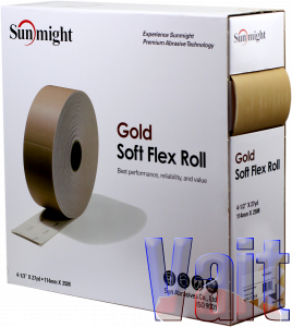 Купити Абразивний папір Sunmight на поролоновій основі GOLD SOFT FLEX, P120 - Vait.ua