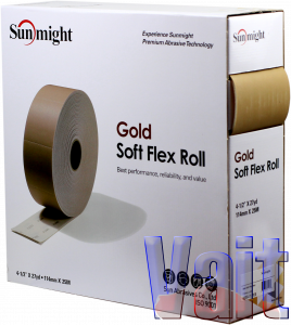 Купити Абразивний папір Sunmight на поролоновій основі GOLD SOFT FLEX, P360 - Vait.ua