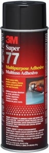 Купити Spray 77 Клей-спрей в аерозолі 3M Scotch-Weld Repositionable Adhesive контактний універсальний, 500мл - Vait.ua