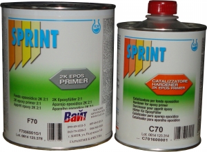 Купити Епоксидний двокомпонентний ґрунт F70 Sprint EPOXY PRIMER із затверджувачем С70, 1л + 0,5л - Vait.ua
