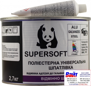 Купити Pyramid Шпаклівка легка поліестерна, (SUPERSOFT) світло-жовта, 2,7кг. + затверджувач - Vait.ua