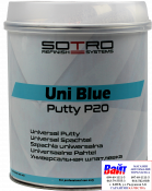 T012040, SOTRO, SOTRO Uni Blue putty P20, Универсальная шпатлевка 4,0кг