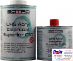 Лак безбарвний акриловий SOTRO 2K UHS 2:1 Acryl Clearcoat Superior C30 (1,0 л) в комплекті із затверджувачем (0,5л)