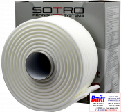 T056050 Поролоновий самоклеючий валик для прорізів SOTRO Soft Tape, D13мм, 5м, упаковка 50м