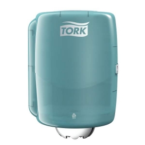 Купити Tork 659000 Диспенсер для рушників із центральною витяжкою. Білий - Бірюзовий - Vait.ua