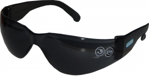 Купити Захисні полікарбонатні окуляри Venitex BRAVAFU100 з монолінзою, затемнені - Vait.ua