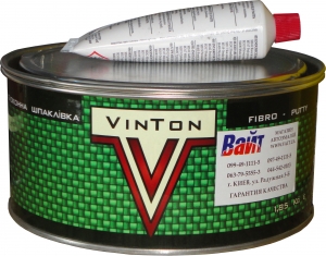 Купити Шпаклівка зі скловолокном VinTon Glass Fibre, 1,8 кг - Vait.ua