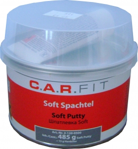 Купити Шпаклівка поліефірна універсальна CAR FIT Soft, 0,5 кг - Vait.ua