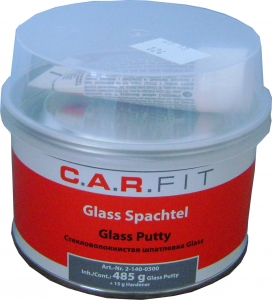 Купити Шпаклівка 2К поліефірна зі скловолокном CAR FIT GLASS, 0,5 кг - Vait.ua