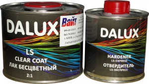 Купити 2К акриловий лак DALUX LS Clear Coat (0,5л) + затверджувач LS-EXPRESS (0,25л) - Vait.ua