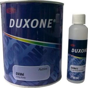 Купити Шпаклівка рідка 1л Duxone® в комплекті з активатором DX861 - Vait.ua