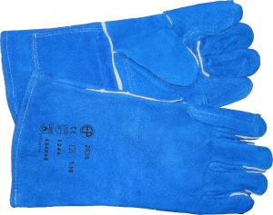 Купить Сварочные перчатки краги термостойкие (до 500С) "2636", синие - Vait.ua