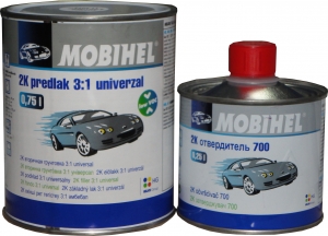 Купити MOBIHEL 2K ґрунтовка 3:1 універсальна low VOC (0,75л) + затверджувач 700 (0,25л), сіра - Vait.ua