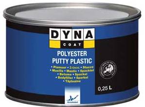Купити Поліефірна шпаклівка по пластику DYNA Polyester Putty Plastic, 0,25л - Vait.ua