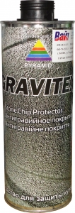 Купити Антигравійне текстурне покриття PYRAMID GRAVITEX 1л чорне - Vait.ua