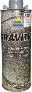 Купити Антигравійне текстурне покриття PYRAMID GRAVITEX 1л, сіре - Vait.ua