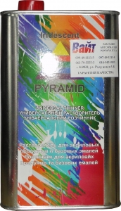 Купити Розчинник універсальний PYRAMID UNIVERSAL THINNER для акрилових та базових продуктів (металева банка), 1 л - Vait.ua