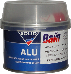Купити Шпаклівка Solid ALU з алюмінієвим наповнювачем, 0,25 кг - Vait.ua