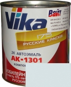 202 Акрилова автоемаль Vika АК-1301 "Снігово-біла" (0,85кг) у комплекті зі стандартним затверджувачем 1301 (0,21кг)