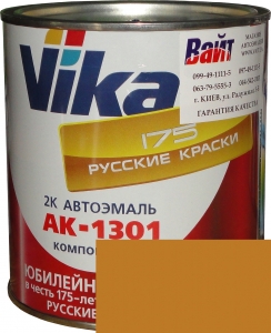 Купити 208 Акрилова автоемаль Vika АК-1301 "Охра золотиста" (0,85 кг) в комплекті зі стандартним затверджувачем 1301 (0,21 кг) - Vait.ua