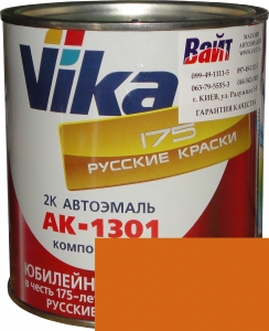 Купити 286 Акрилова автоемаль Vika АК-1301 "Золотисто-жовта" (0,85кг) у комплекті зі стандартним затверджувачем 1301 (0,21кг) - Vait.ua