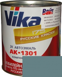 Купити 427 Акрилова автоемаль Vika АК-1301 "Сірувато-блакитна" (0,85кг) у комплекті зі стандартним затверджувачем 1301 (0,21кг) - Vait.ua