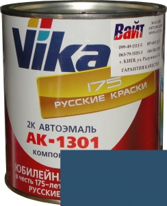 Купити 497 Акрилова автоемаль Vika АК-1301 "Василькова" (0,85кг) в комплекті зі стандартним затверджувачем 1301 (0,21кг) - Vait.ua