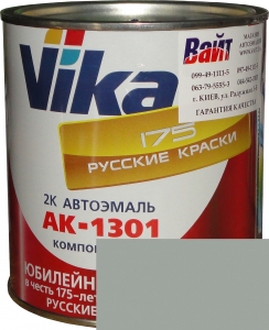 Купити 671 Акрилова автоемаль Vika АК-1301 "Світло-сіра" (0,85кг) в комплекті зі стандартним затверджувачем 1301 (0,21кг) - Vait.ua