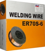 Дріт обміднений зварювальний WELDING WIRE ER70S-6 аналог "CB08Г2С" (діаметр 0,8мм), 5кг